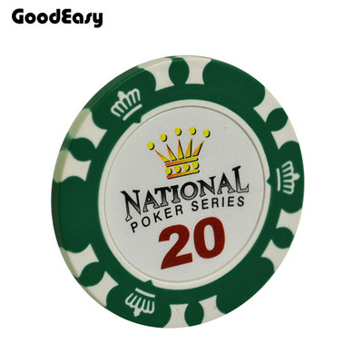 Casino Crown pokkeri žetoonid Meelelahutus Black Jacki vooru pokkeri žetoon, savi metallist maksud Hold`em pokkeri žetoonide komplektid 5 tk/partii allahindlus