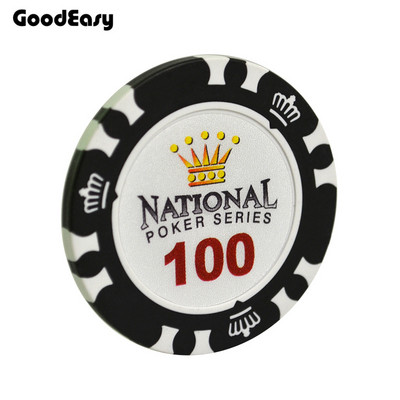 Casino Crown pokkeri žetoonid Meelelahutus Black Jacki vooru pokkeri žetoon, savi metallist maksud Hold`em pokkeri žetoonide komplektid 5 tk/partii allahindlus