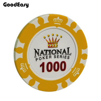 Casino Crown pokkeri žetoonid Meelelahutus Black Jacki vooru pokkeri žetoon, savi metallist maksud Hold`em pokkeri žetoonide komplektid 5 tk/partii allahindlus