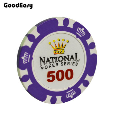 Casino Crown pokkeri žetoonid Meelelahutus Black Jacki vooru pokkeri žetoon, savi metallist maksud Hold`em pokkeri žetoonide komplektid 5 tk/partii allahindlus