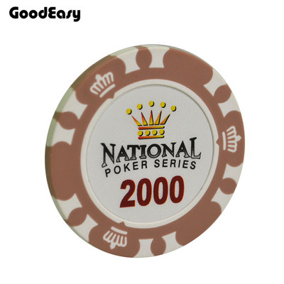 Casino Crown pokkeri žetoonid Meelelahutus Black Jacki vooru pokkeri žetoon, savi metallist maksud Hold`em pokkeri žetoonide komplektid 5 tk/partii allahindlus