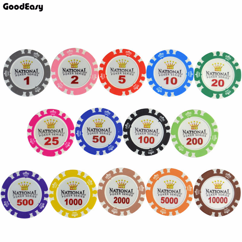 Casino Crown pokkeri žetoonid Meelelahutus Black Jacki vooru pokkeri žetoon, savi metallist maksud Hold`em pokkeri žetoonide komplektid 5 tk/partii allahindlus