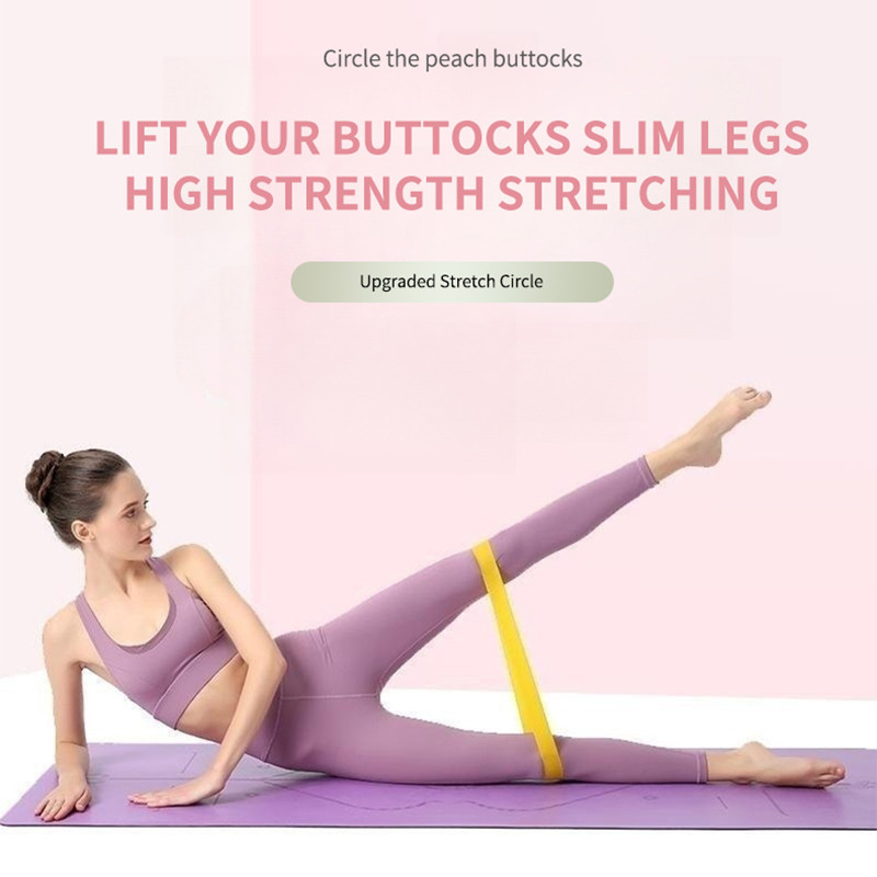 Yoga pojas za zatezanje Fitness elastični pojas Pojas za otpor Čučnjevi Guza AIDS Prsten za zatezanje Pojas za vježbe istezanja