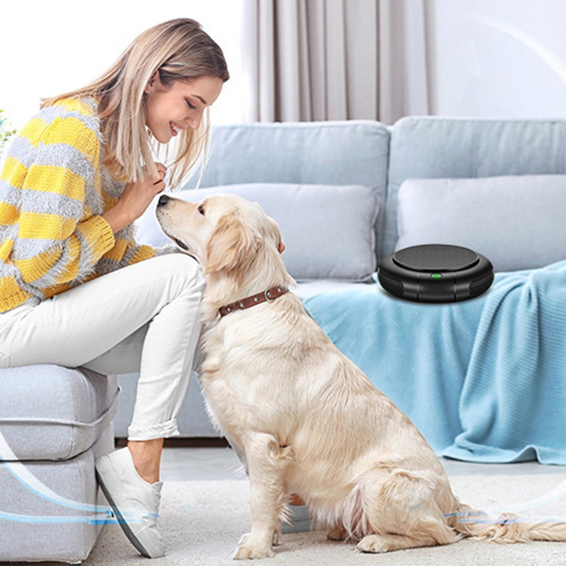 Ηλιακός καθαριστής αέρα αυτοκινήτου Usb Oxygen Cleaner Negative Ion 1200Mah HEPA Filter PM2.5 Smoke Remover Αναλώσιμα εσωτερικού αέρα Fresh Car