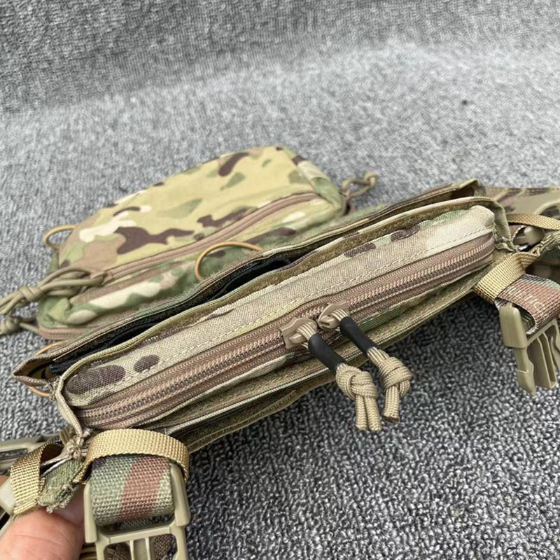 Υπαίθριο αθλητικό τακτικό γιλέκο Tactical σασί MK3 MK4 Εξέδρα στήθους με φερμουάρ Γιλέκο στήθους Ένθετο κάλυμμα φερμουάρ