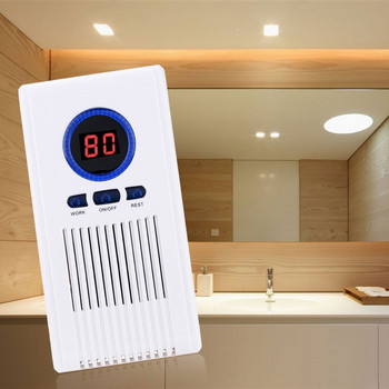 O3 Air Purifier Γεννήτρια όζοντος Μηχανή Απολυμαντικό Τουαλέτας Καθαριστικό αέρα για Ράφια παπουτσιών μπάνιου με λειτουργία χρονισμού οθόνης LED