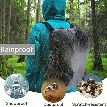 Горещ дъждобран Раница Светлоотразителна 30L 40L Водоустойчива чанта Тактически туризъм Camo Катерене Къмпинг На открито Дъждобран за прах D8C9