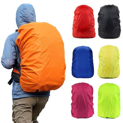 Meleg esővédő hátizsák, fényvisszaverő 30 literes 40 literes vízálló táska taktikai túra Camo hegymászó kemping kültéri por esővédő D8C9