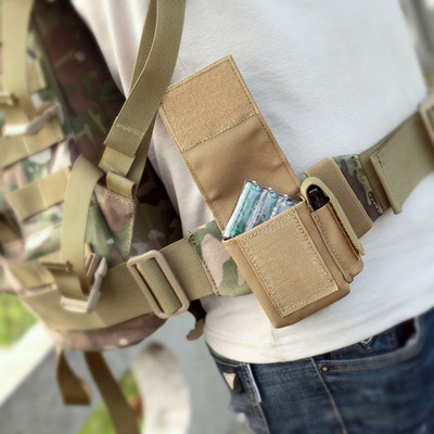 Военен държач за мини пакет за портфейл за ключове Инструмент за лов на монети