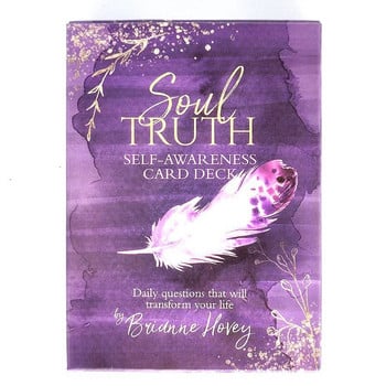 Soul Truth Self-Awareness Card Deck Oracle Divination Game Deck Astrology Cards Oracle Cards Game για γυναίκες Κάρτες Tarot για κορίτσια