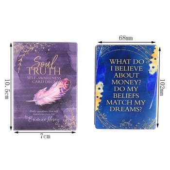 Soul Truth Self-Awareness Card Deck Oracle Divination Game Deck Astrology Cards Oracle Cards Game για γυναίκες Κάρτες Tarot για κορίτσια