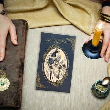 Fyodor Pavlov Tarot Oracle Tarot Psychic Card Fortune Telling Divination Card Tarot Family Party Leisure Επιτραπέζιο παιχνίδι 78τμχ