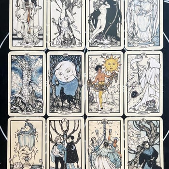 Fyodor Pavlov Tarot Oracle Tarot Psychic Card Fortune Telling Divination Card Tarot Family Party Leisure Επιτραπέζιο παιχνίδι 78τμχ