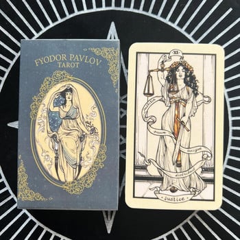 Fyodor Pavlov Tarot Oracle Tarot Psychic Card Fortune Telling Divination Card Tarot Family Party Leisure Επιτραπέζιο παιχνίδι 78τμχ