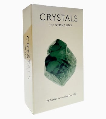 Crystals Tarot Κάρτα γραφείου Oracle Divination Game Deck Party Κάρτες αστρολογίας Oracle Cards παιχνίδι για γυναίκες Κορίτσι Oracle Cards