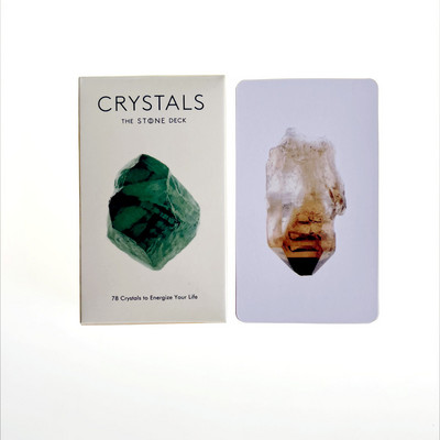 Kristályok Tarot Kártyák Asztali kártya Orákulum Jóslás Játék Pakli Buli Asztrológia Kártyák Oracle Cards Játék nőknek Lányoknak Oracle Cards