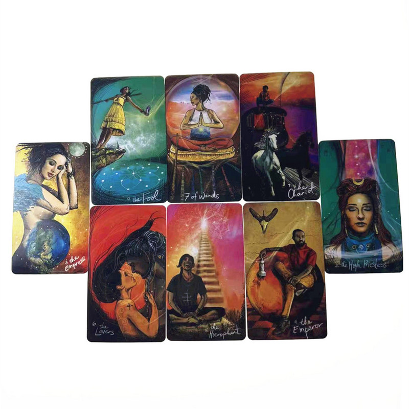 Šviesos regėtojų taro stalo kortos Orakulo būrimo žaidimas Vakarėlis Astrologijos kortos Orakulo kortų žaidimas moterims Merginų Taro kortos