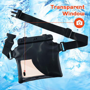 Водоустойчива чанта за плуване за телефон Плаваща суха чанта Плуваща чанта за кръст Плажен басейн Подводен ски Дрифт Гмуркане за iPhone 13/13 Pro Max