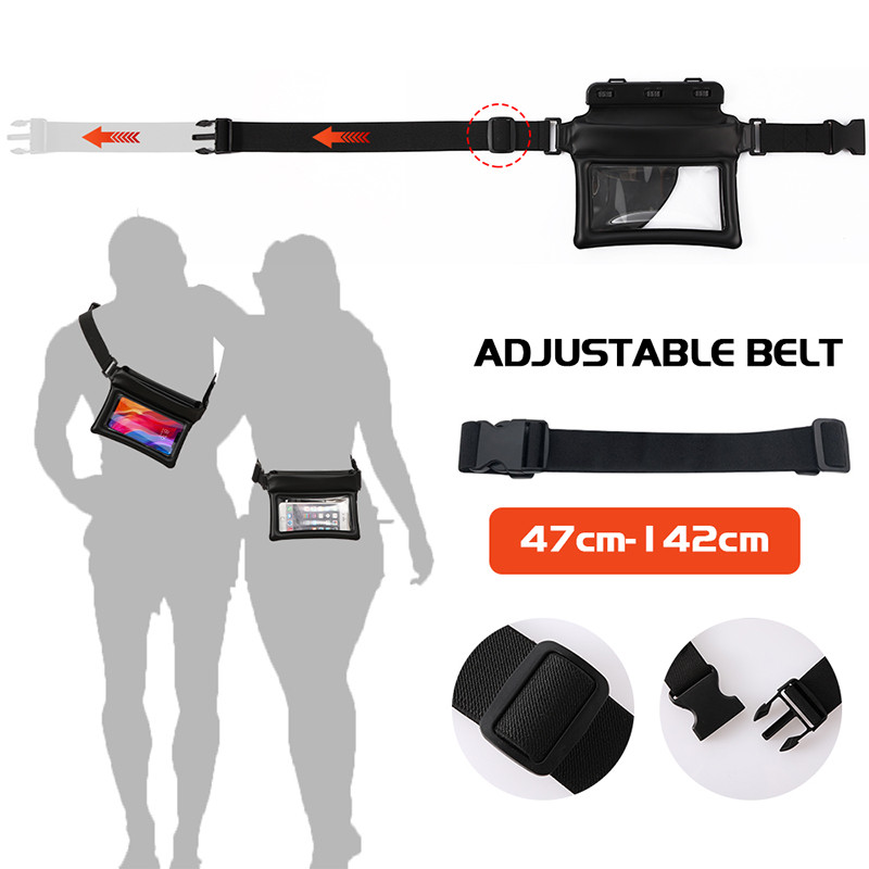 Vodootporna telefonska torbica za plivanje Plutajuća suha torba za plivanje Torba oko struka Plaža Bazen Podvodno skijanje Drift Ronjenje za iPhone 13/13 Pro Max