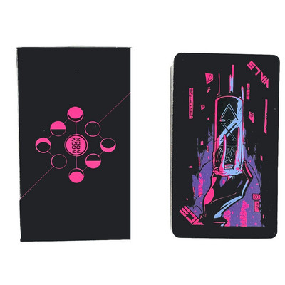 Neon Moon Tarot Deck Cărți de tarot pentru Destin Divination Tarot Deck cu ghid PDF pentru femei fete care povestesc Prophecy Deck Oracle