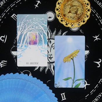 2023 Hot Popular Tarot for Young People Mysterious Fate Divination Waterproof Tarot With Electronic Manual