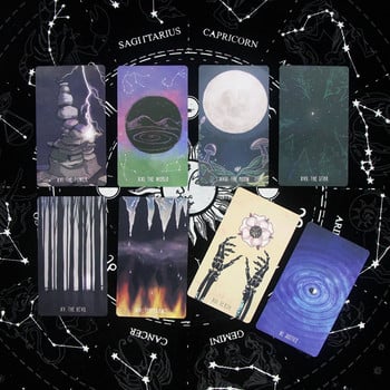 2023 Hot Popular Tarot for Young People Mysterious Fate Divination Waterproof Tarot With Electronic Manual