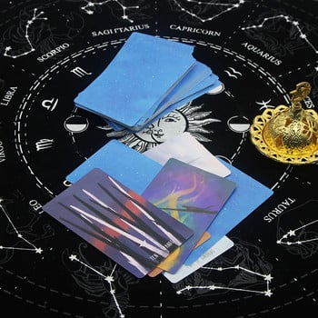 2023 Hot Popular Tarot for Young People Mysterious Fate Divination Waterproof Tarot With Electronic Manual