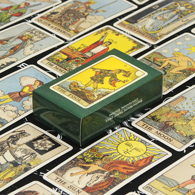 2023 Νέος σχεδιασμός υψηλής ποιότητας Ταρώ αδιάβροχες κάρτες πατέ τράπουλας Fate Divination Playing Cards Mysterious