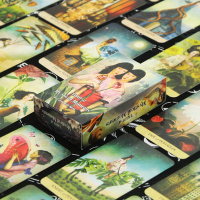 2023 Νέος σχεδιασμός υψηλής ποιότητας Ταρώ αδιάβροχες κάρτες πατέ τράπουλας Fate Divination Playing Cards Mysterious