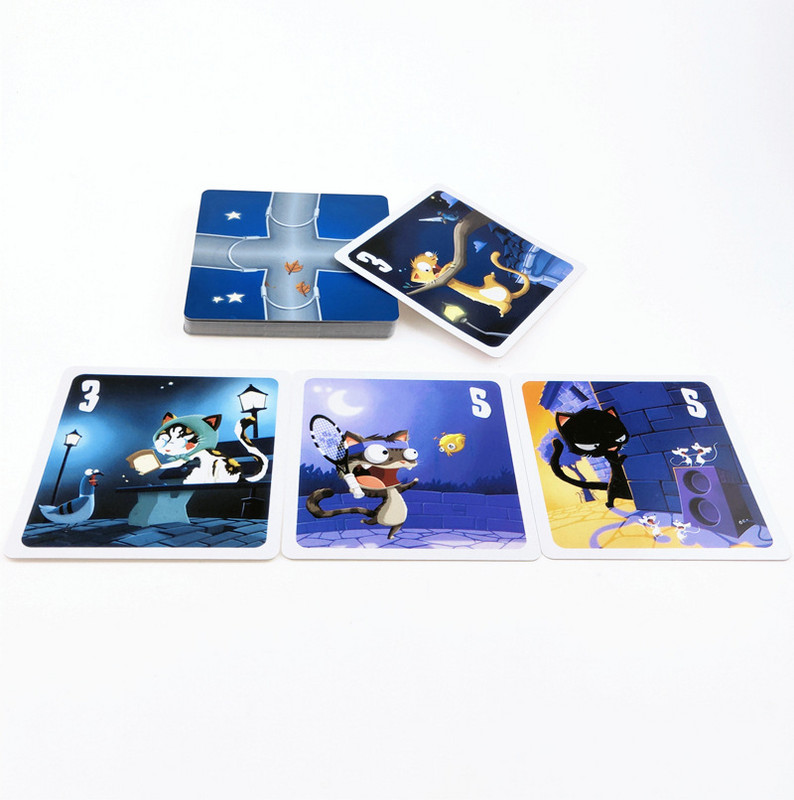 2023 m. NAUJAS chabyrinthe Žaidimas Pokeris Pokeris Stalo žaidimas Vakarėlis Žaidimas Korta Vilkas Kortų Pokeris 3-10 žmonių Vakarėlio pramogos valkata katė