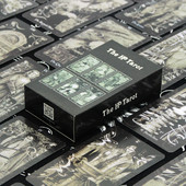 2023 m. Naujo dizaino Tarot jaunimui Paslaptingo likimo būrimo taro su elektroniniu rankiniu draugu žaidimo žaidimo korta