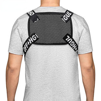 Функционална тактическа чанта за гърди Модна хип-хоп жилетка Bullet Streetwear Чанта за кръста Дамска черна чанта за гърди Rig