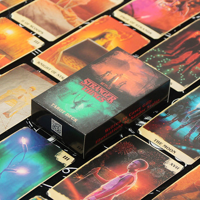 2023. aasta uues stiilis romaan, populaarne tarot noortele Saladuslikud saatuse ennustamise tarotid elektroonilise QR-koodiga