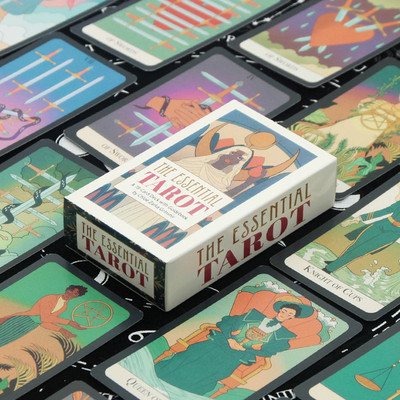 2023. aasta uues stiilis romaan, populaarne tarot noortele Saladuslikud saatuse ennustamise tarotid elektroonilise QR-koodiga