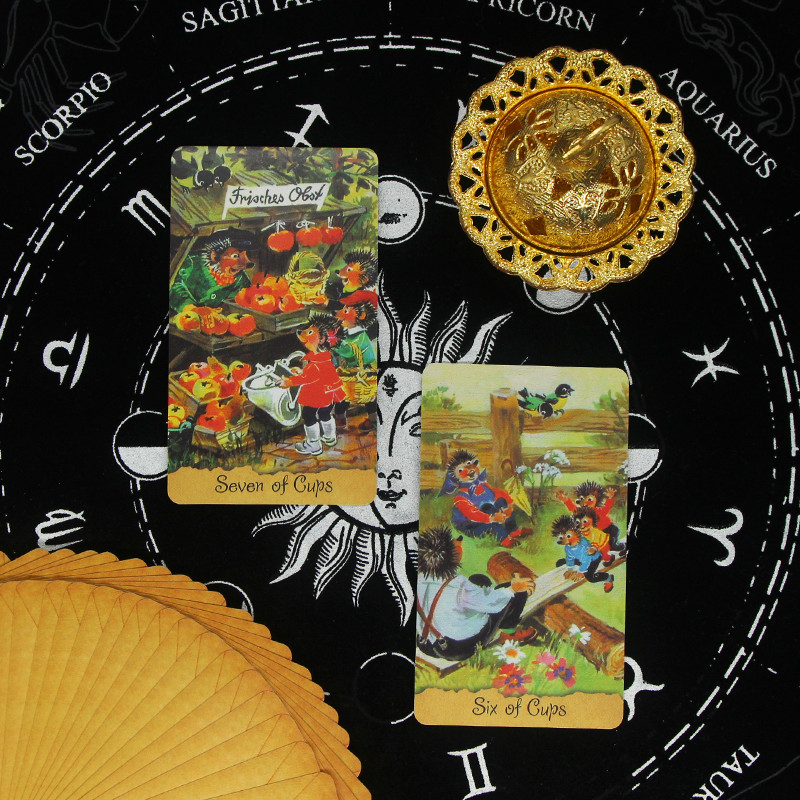 2023. aasta uues stiilis romaan, populaarne tarot noortele Saladuslikud saatuse ennustamise tarotid elektroonilise QR-koodiga