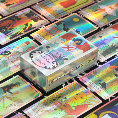 2023 m. naujo dizaino Tarot jauniesiems paslaptingo likimo būrimo tarams su elektroninio rankinio draugo žaidimo korta