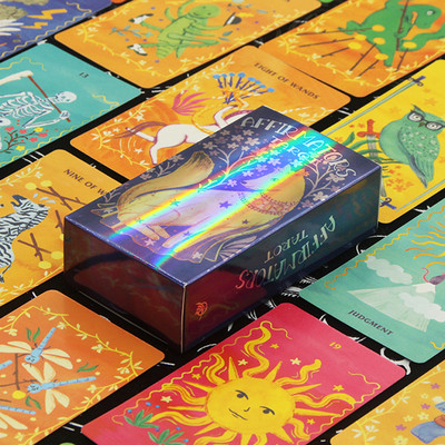 2023 m. naujo dizaino Tarot jauniesiems paslaptingo likimo būrimo tarams su elektroninio rankinio draugo žaidimo korta