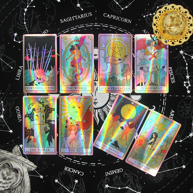 2023 m. naujo dizaino Tarot jauniesiems paslaptingo likimo būrimo tarams su elektroninio rankinio draugo žaidimo korta