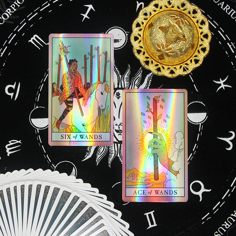 2023 m. naujo dizaino Tarot jauniesiems paslaptingo likimo būrimo tarams su elektroninio rankinio draugo žaidimo korta