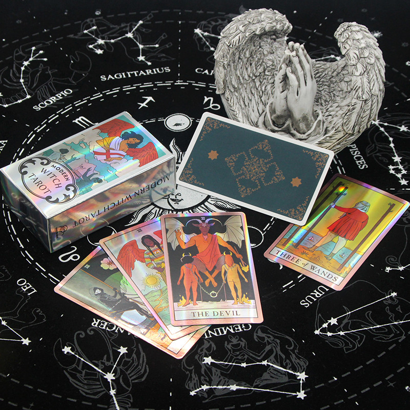 2023 m. naujo dizaino Tarot jauniesiems paslaptingo likimo būrimo tarams su elektroninio rankinio draugo žaidimo korta