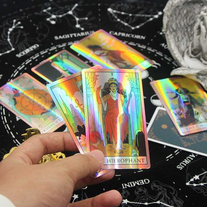 2023 m. naujo dizaino Tarot jauniesiems paslaptingo likimo būrimo tarams su elektroninio rankinio draugo žaidimo korta