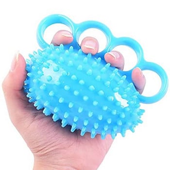 TPR Τέσσερα δάχτυλα Hand Grip Ball Rehabilitation Primary Training Soft Finger Strengthener Massager Ball Workout from Home 3colors