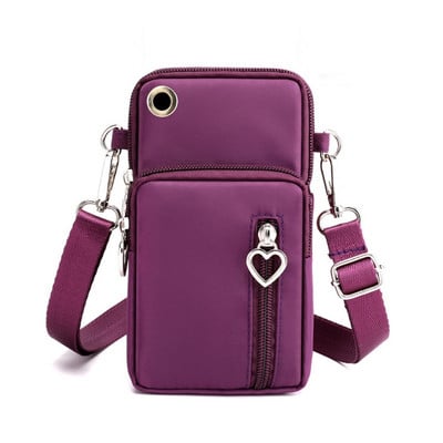 Mini Crossbody mobiiltelefoni kott, õlarihmaga rahakoti kott, mobiiltelefoni õlakott koos eemaldatava reguleeritava rihmaga