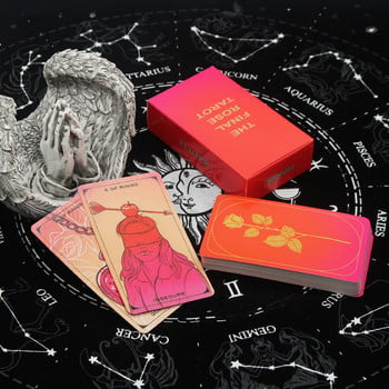 2023 Hot Popular Tarot for Young People Mysterious Fate Divination Waterproof Tarot With Electronic Manual