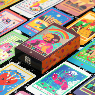 2023. aasta uues stiilis romaan, populaarne tarot noortele Salapärane saatuse ennustamise tarot koos elektroonilise juhendiga