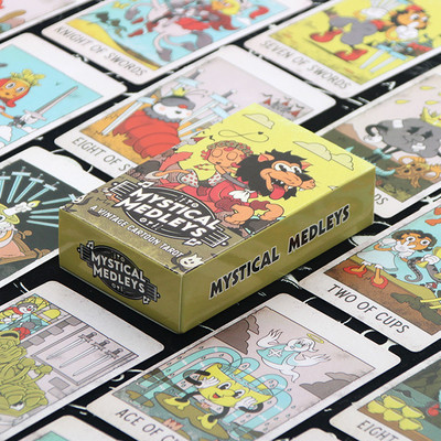 2023. aasta uues stiilis romaan, populaarne tarot noortele Salapärane saatuse ennustamise tarot koos elektroonilise juhendiga