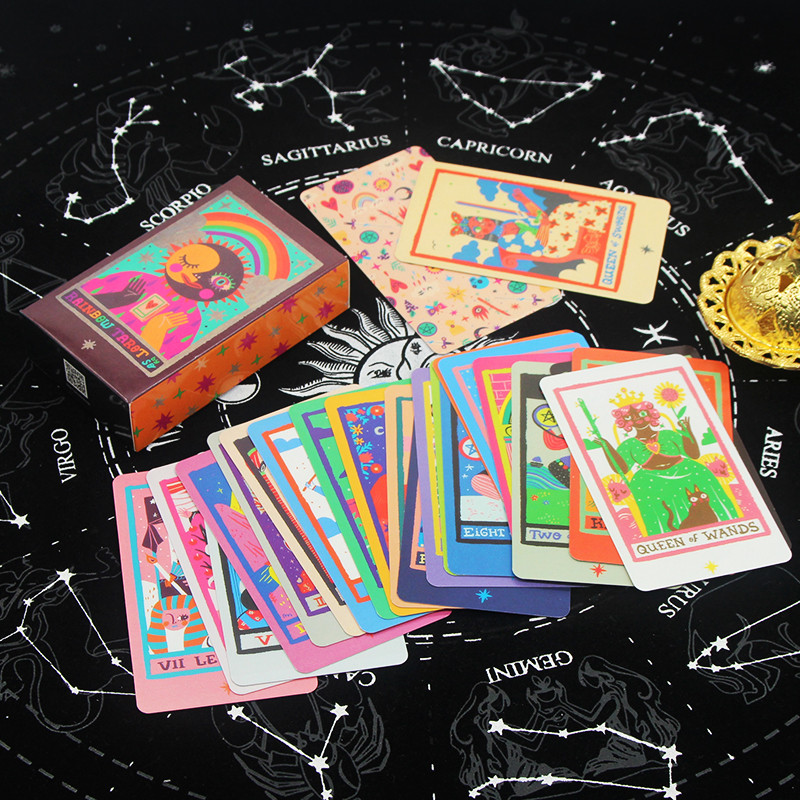 2023. aasta uues stiilis romaan, populaarne tarot noortele Salapärane saatuse ennustamise tarot koos elektroonilise juhendiga