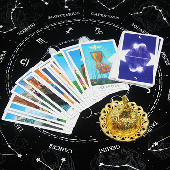 2023 Νέο σχέδιο υψηλής ποιότητας Ταρώ αδιάβροχες κάρτες τράπουλας Fate Divination Playing Cards Mysterious