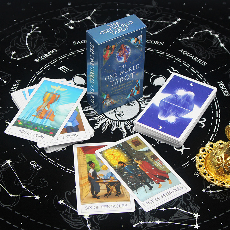 2023 m. Naujas dizainas Aukštos kokybės Taro vandeniui atsparios kaladės kortos Likimo būrimas Žaidimo kortos Paslaptingos