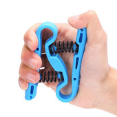 Nova N vrsta ojačanja ručnog stiska TPR vježbač za prste s nehrđajućom oprugom Pokretni trenažer snage stiska za izgradnju mišića